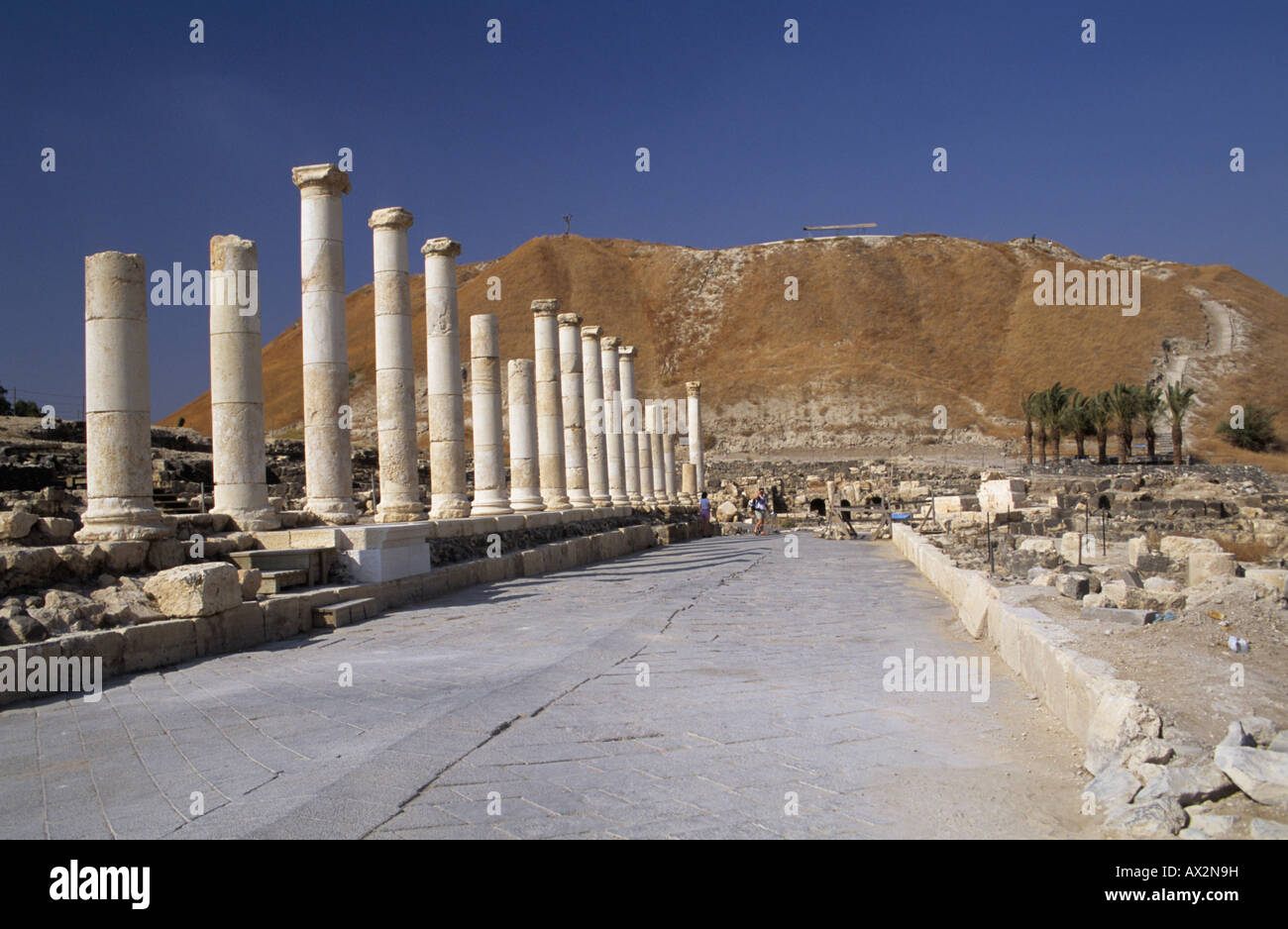 architecture Beit Shean Israel Stock Photo - Alamy