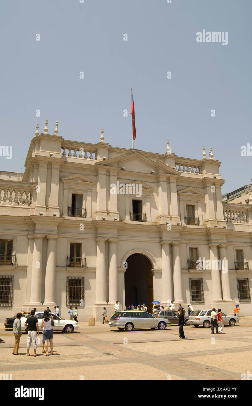 Chile Santiago Palacio de la Moneda Stock Photo - Alamy