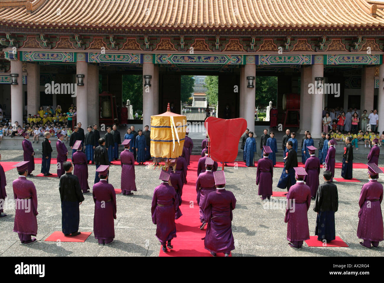 Confucius Birthday Ceremony Stock Photo Alamy