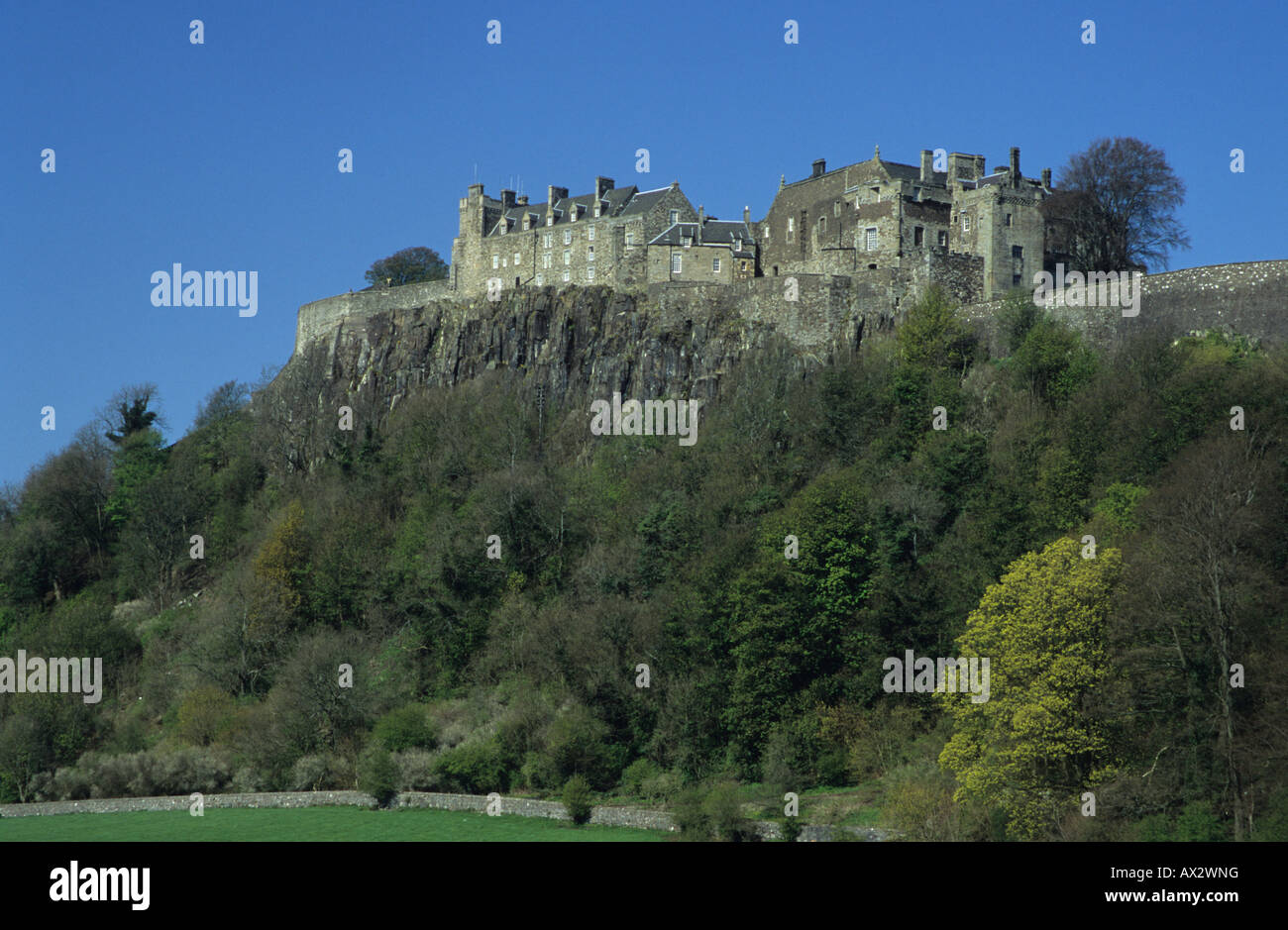 Stirling Castle, Castle Hill, Stirling Stock Photo
