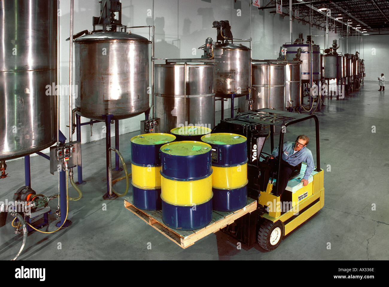 Chemical Compound Warehouse for Fragrances Stock Photo
