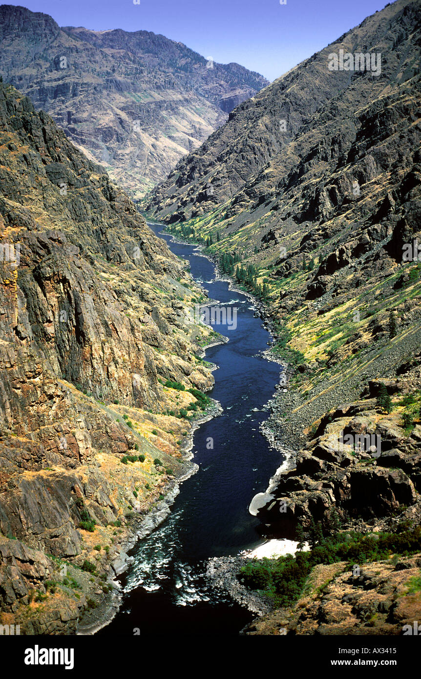 Snake River Running through Hells Canyon Idaho Stock Photo - Alamy