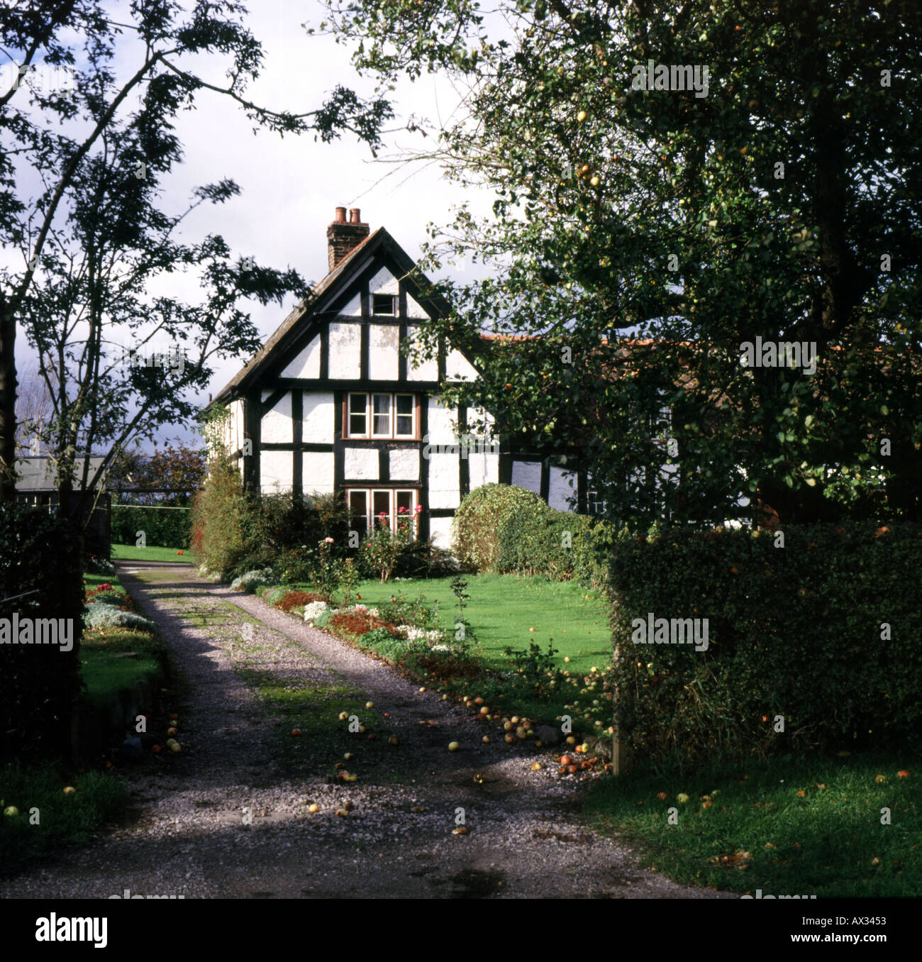 Country Cottage Bunbury Village English County of Cheshire England UK