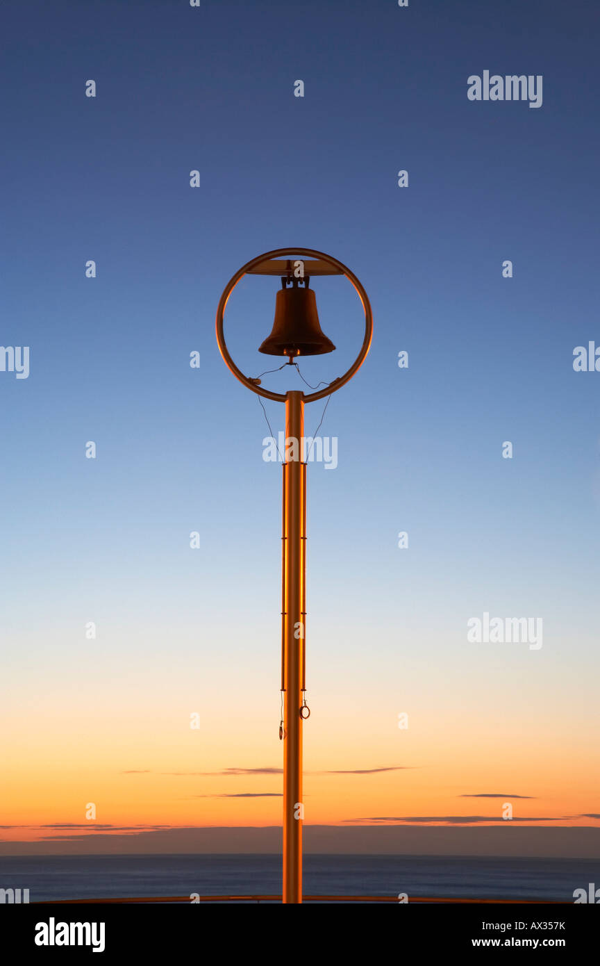 Shark Bell at Dawn St Clair Beach Dunedin South Island New Zealand Stock Photo