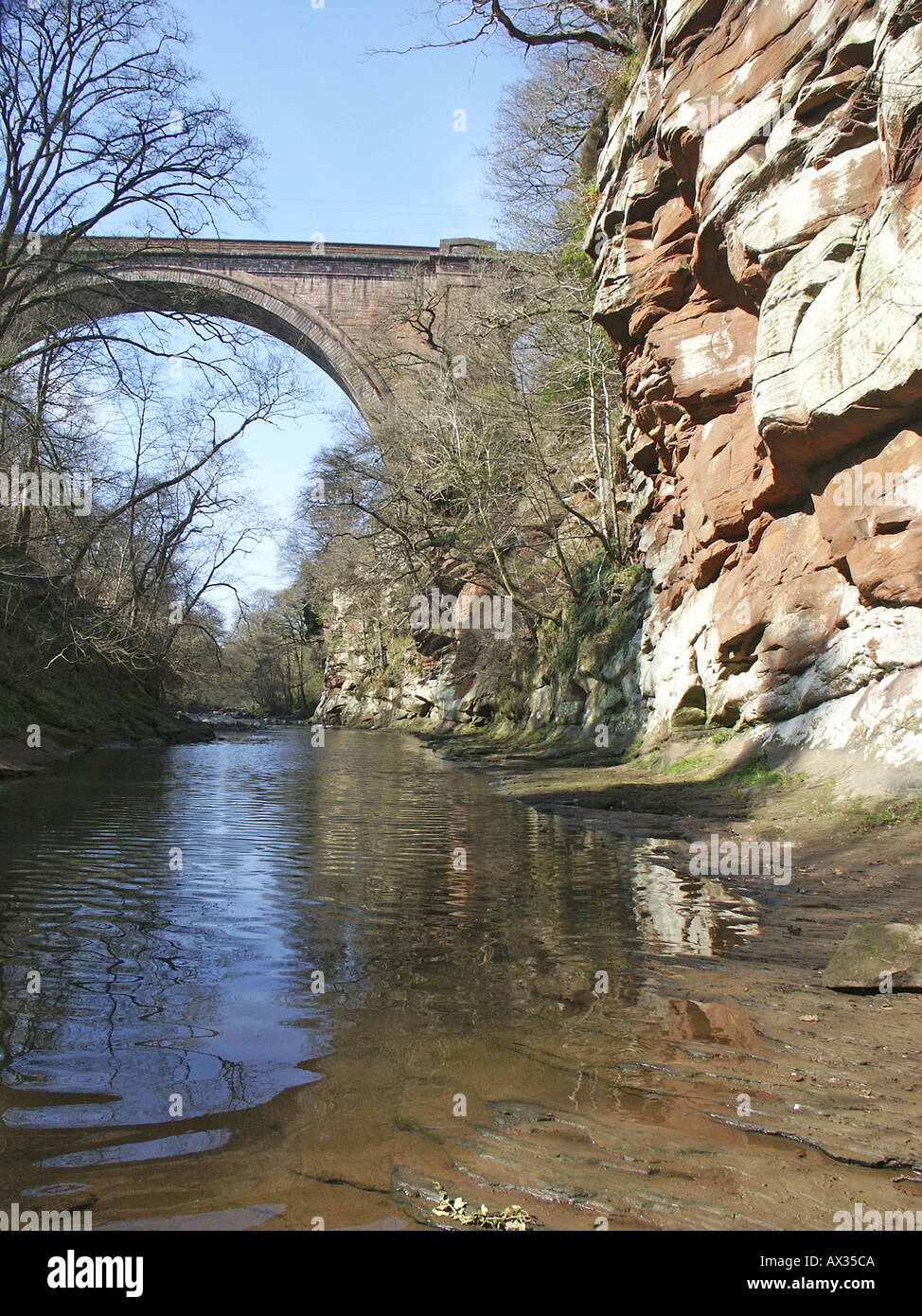 Ballochmyle Viaduct Ayrshire Scotland Stock Photo Alamy