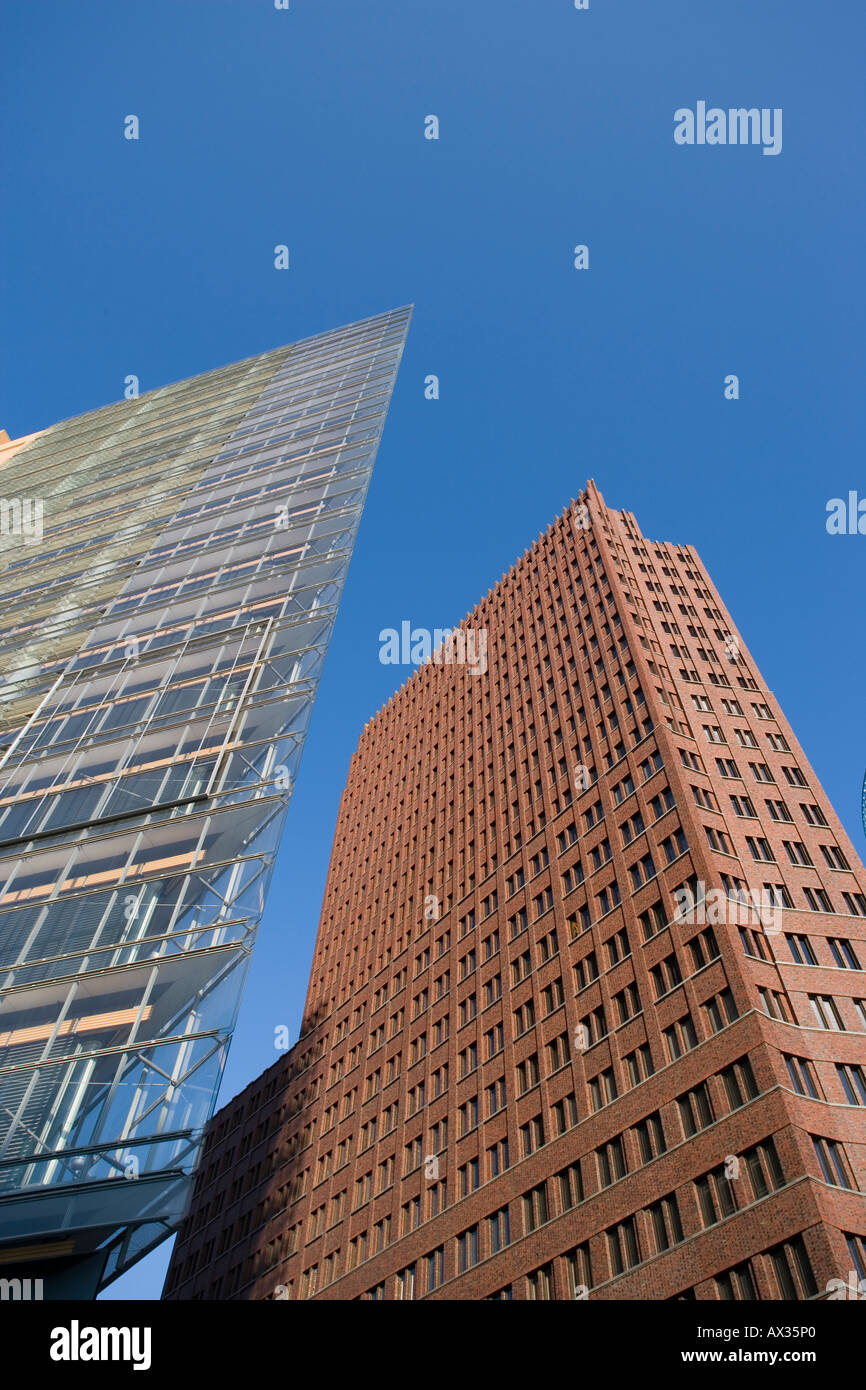 Potsdamer Platz. Renzo Piano building Kollhoff building Berlin Germany  Stock Photo - Alamy