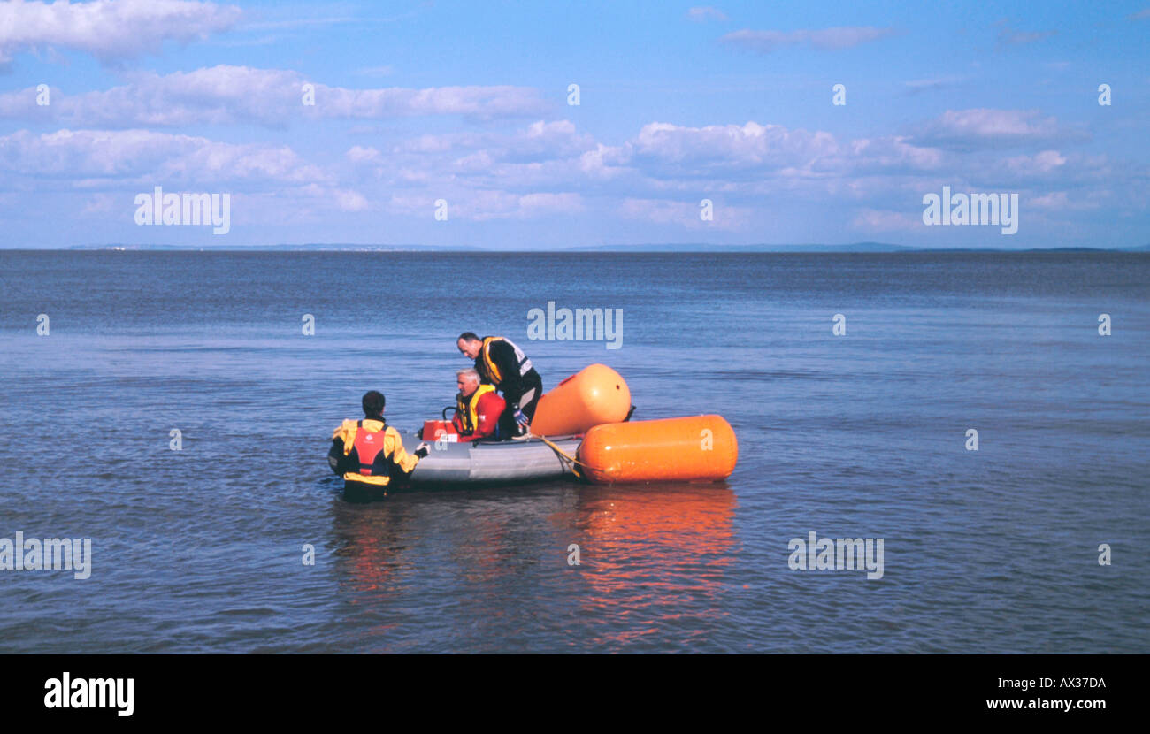 Dinghy on the sea Stock Photo - Alamy