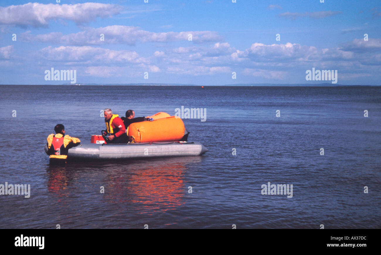 Dinghy on the sea Stock Photo - Alamy