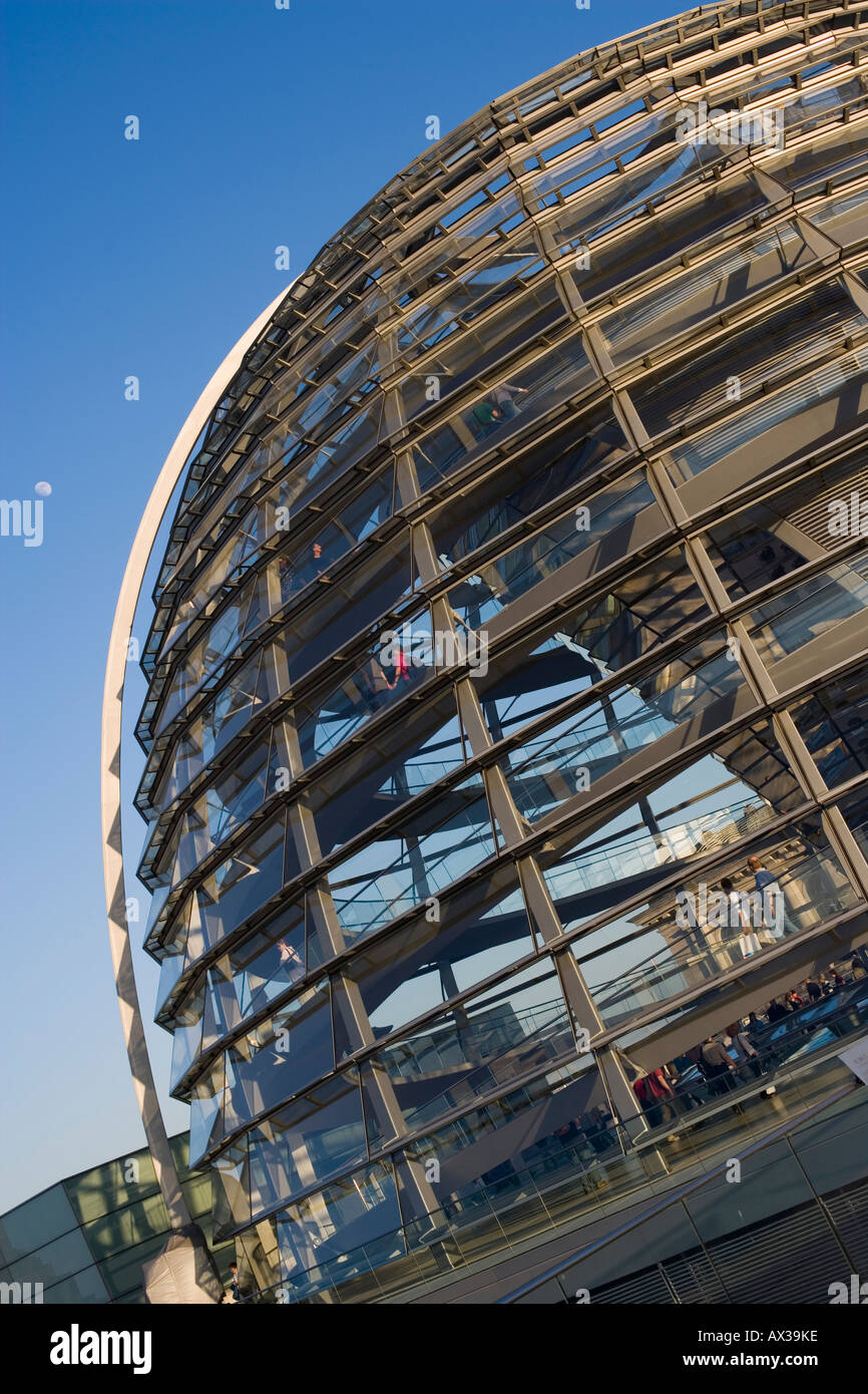 Glass dome of the Reichstag (Parliament Building). Berlin. Germany