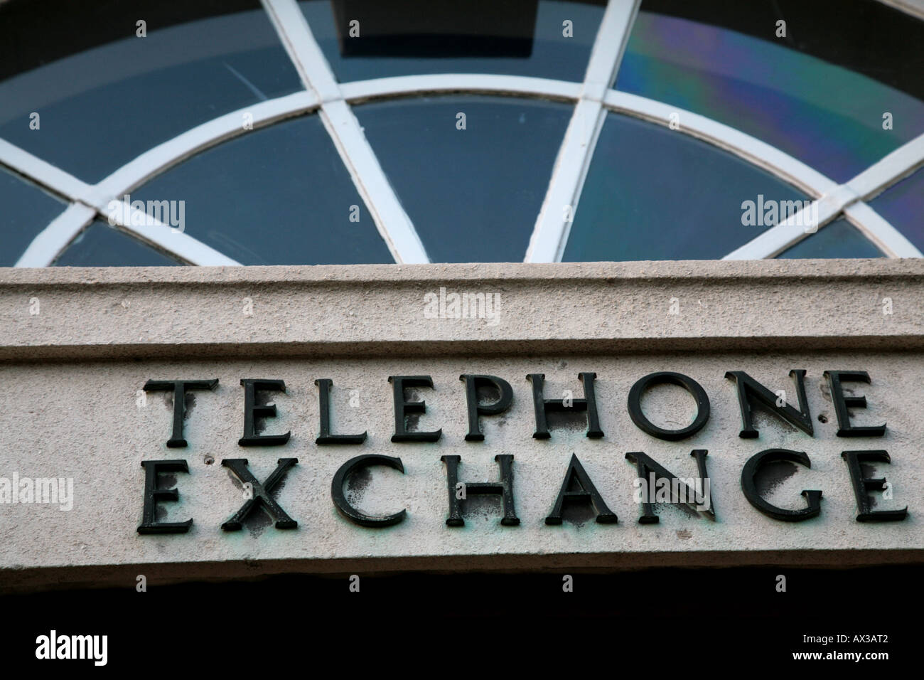 old telephone exchange Stock Photo