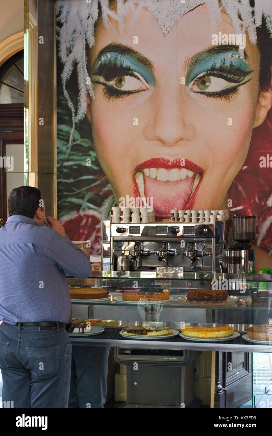 Cafe do Teatro Funchal Madeira Stock Photo Alamy