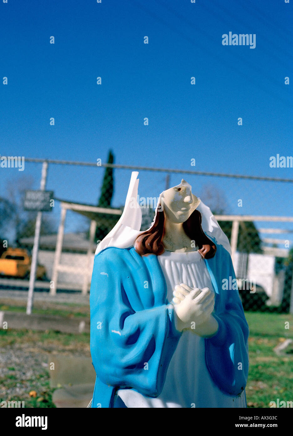 Broken statue of virgin hires stock photography and images Alamy