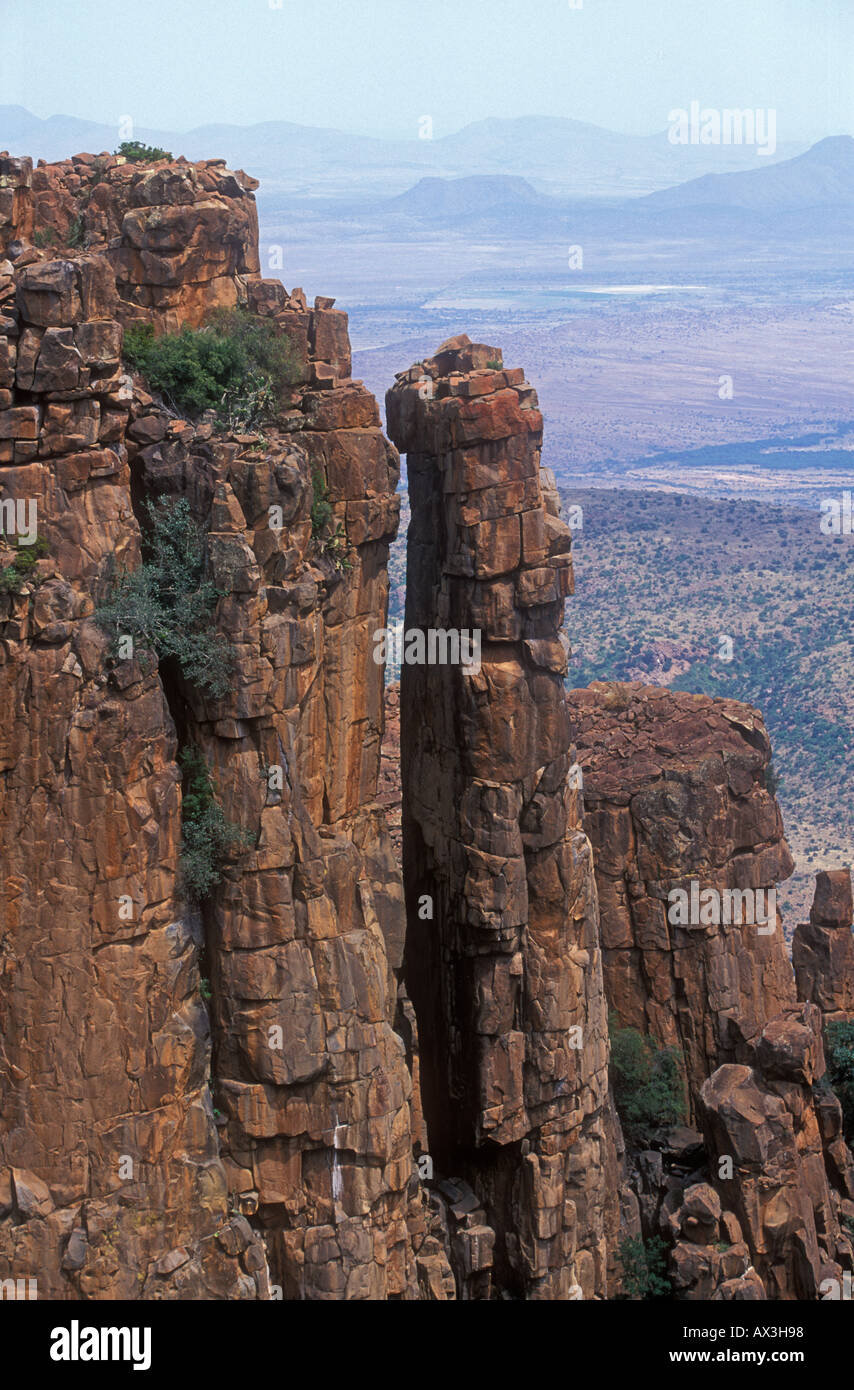 Rock formations Valley of Desolation Karoo Nature Reserve South Africa Stock Photo
