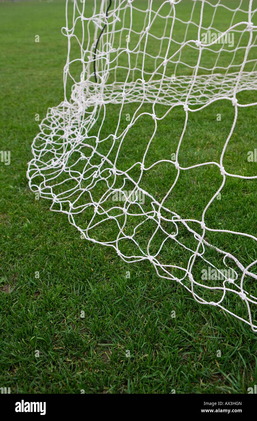 Football goal net Stock Photo Alamy