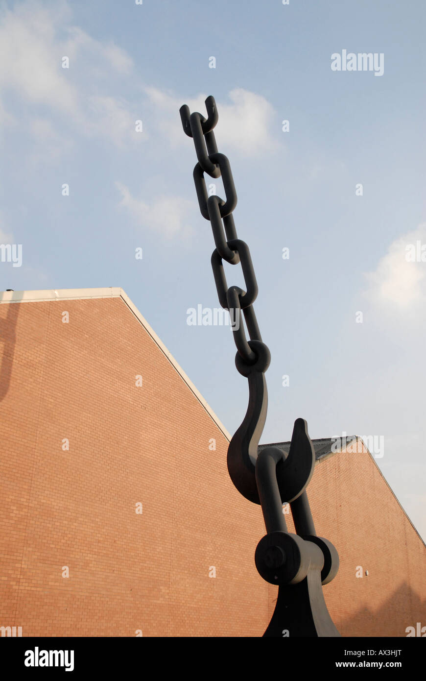 Labor Union sculpture, Manchester, England,United Kingdom, Europe Stock