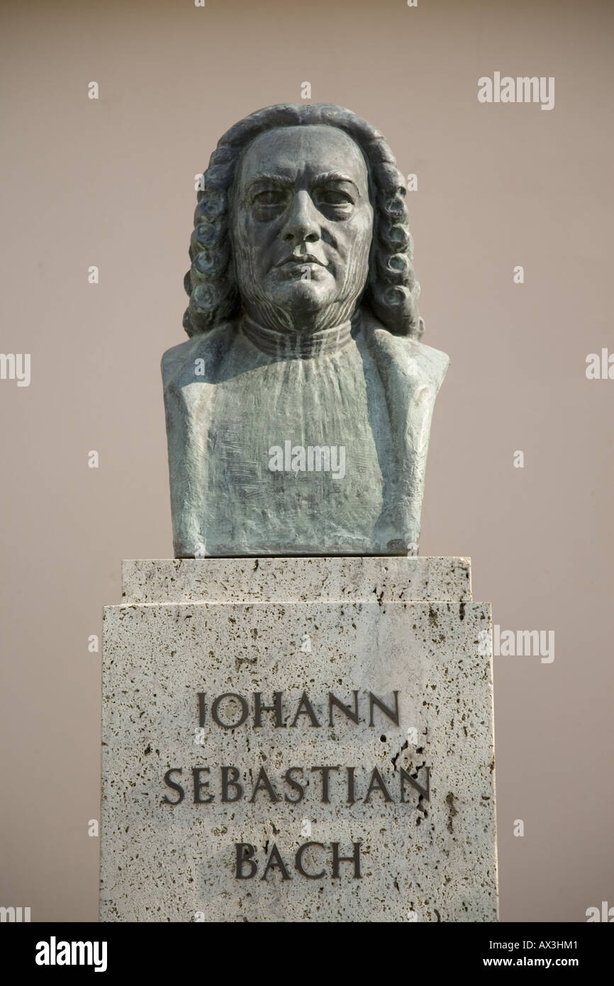 Johann Sebastian Bach Bust Portrait , Weimar, Germany Stock Photo - Alamy