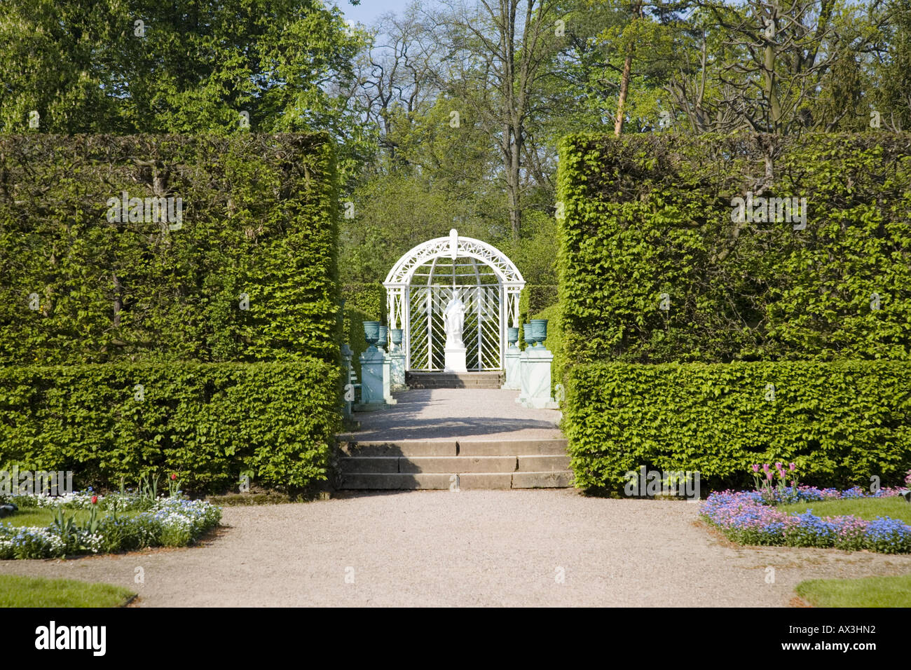 Russian Garden, Belvedere Palace, Weimar, Germany Stock Photo Alamy