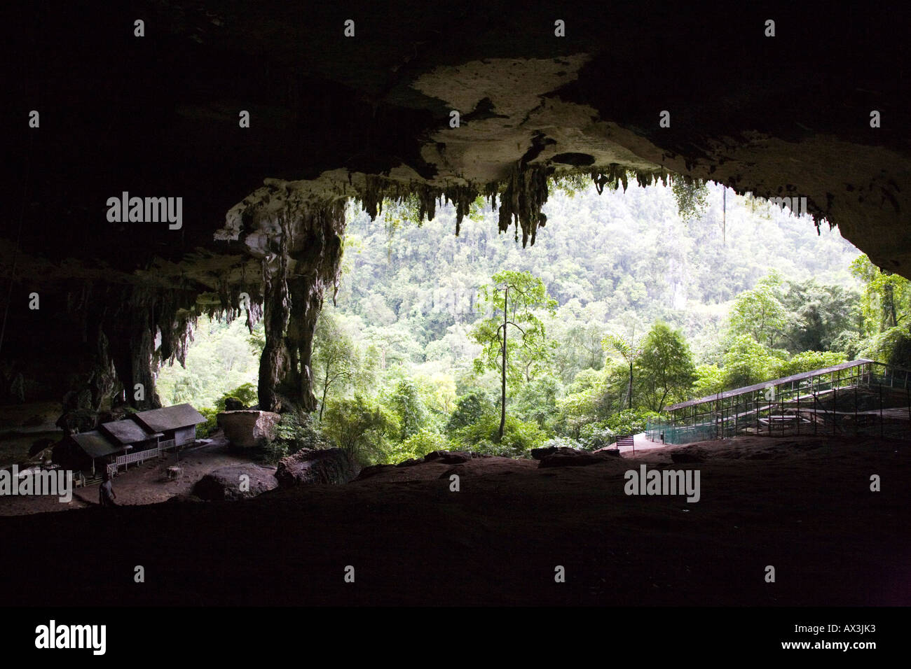 Niah Caves, Batu National Park, Sarawak Borneo Malaysia Stock Photo