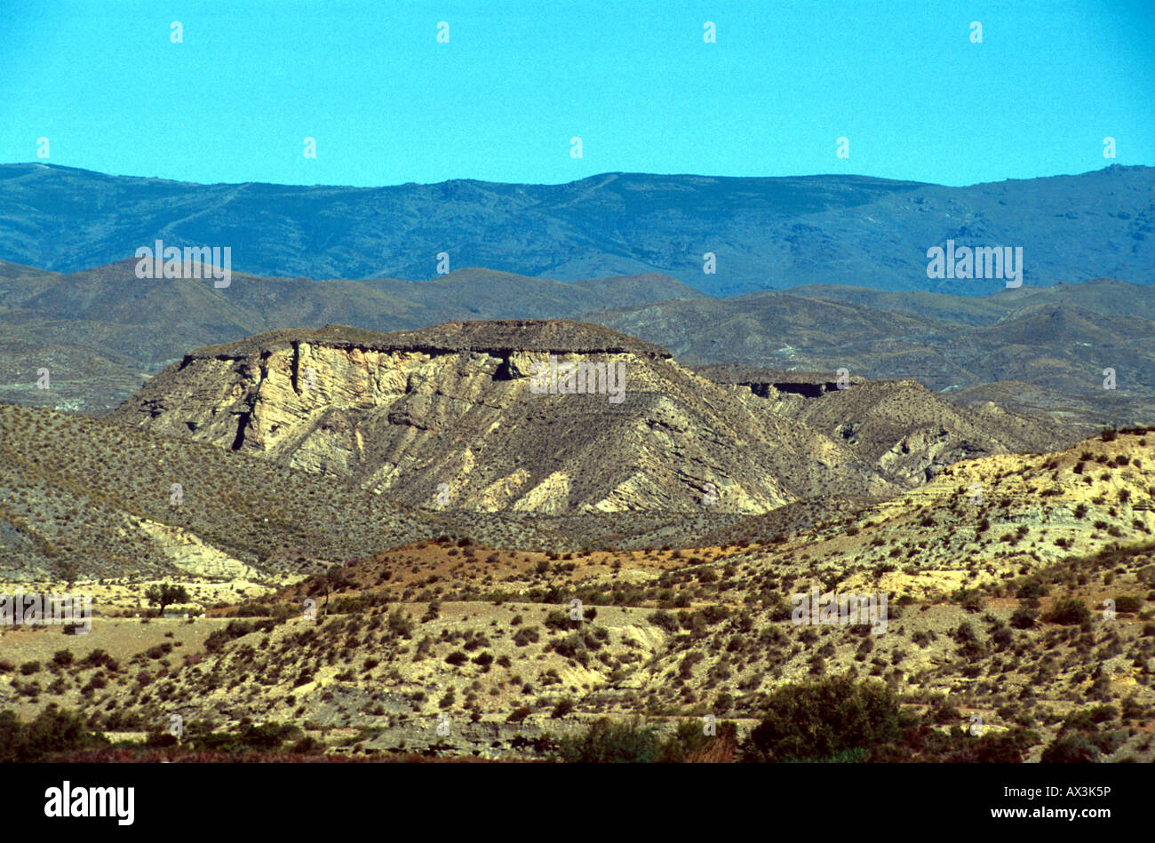 Caption SPAIN DESERT LANDSCAPE IN ALMERIA Photo Julio Etchart ...