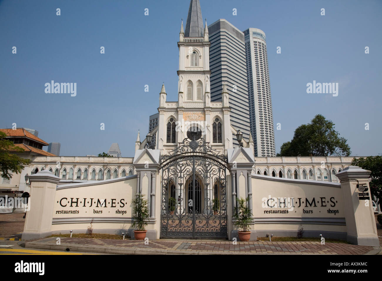 Chijmes Restaurant and Bar, Singapore Stock Photo 9553291 Alamy