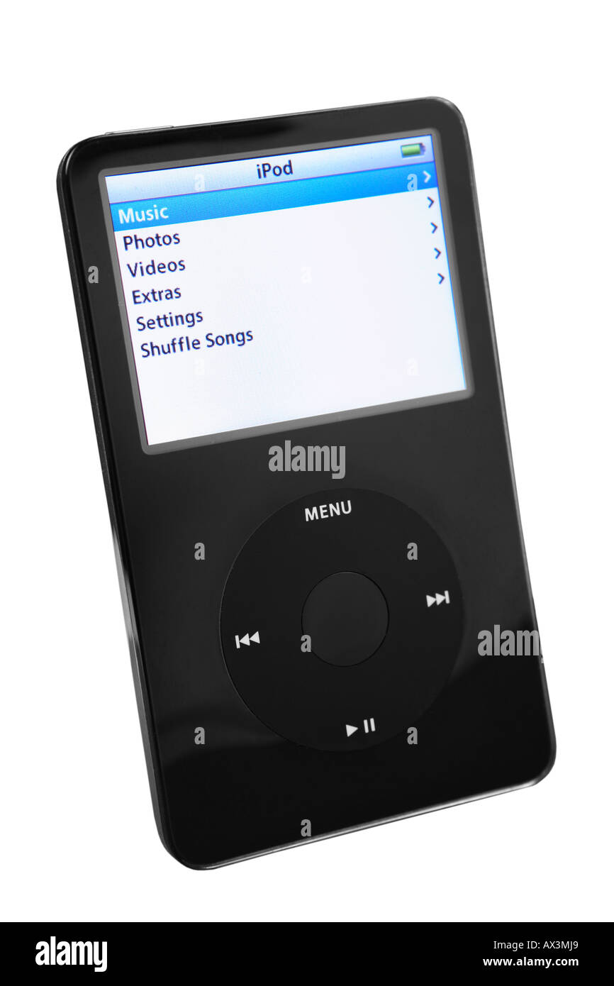 Black ipod Stock Photo