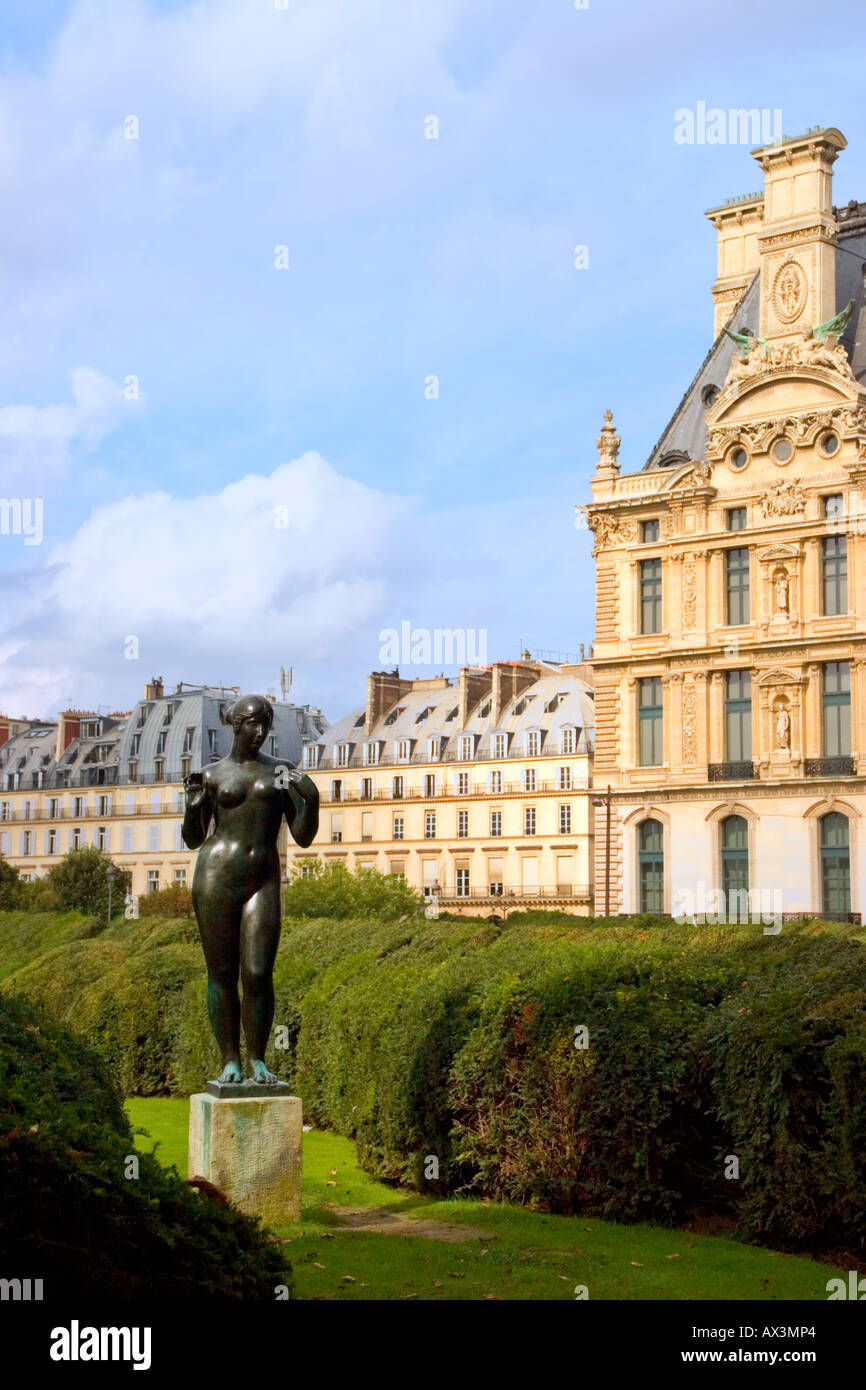 Jardin du Carrousel Stock Photo