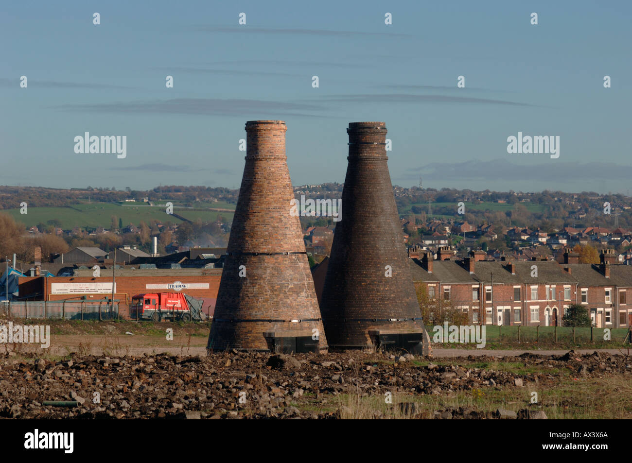 Bottle Kiln Ovens Stock Photo Alamy