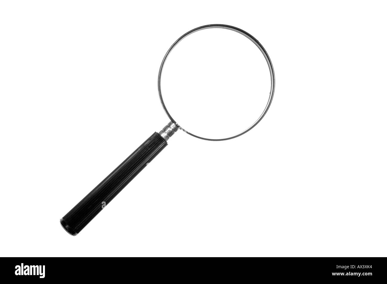 Magnifying glass Stock Photo
