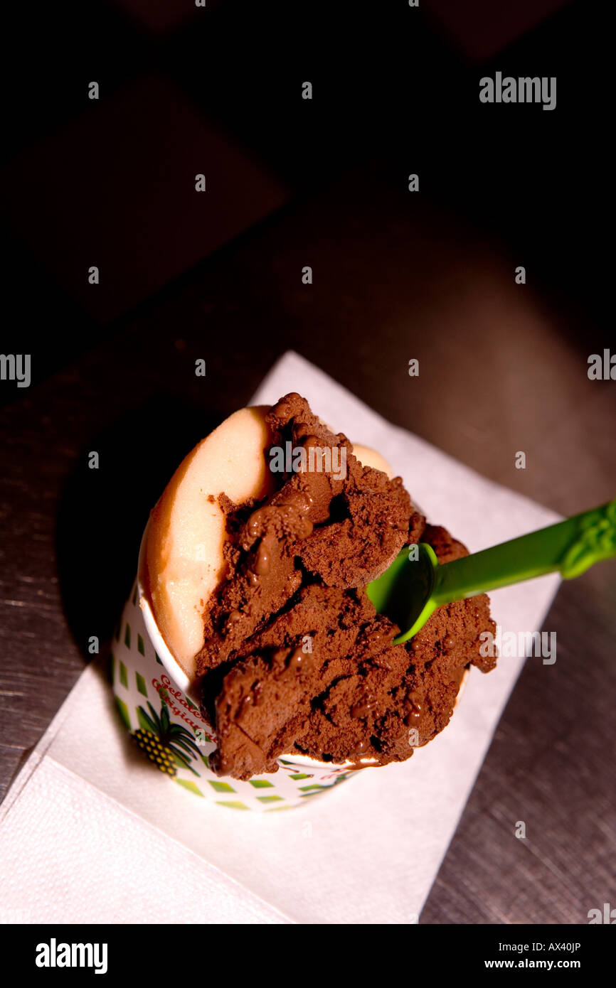 chocolate icecream Stock Photo