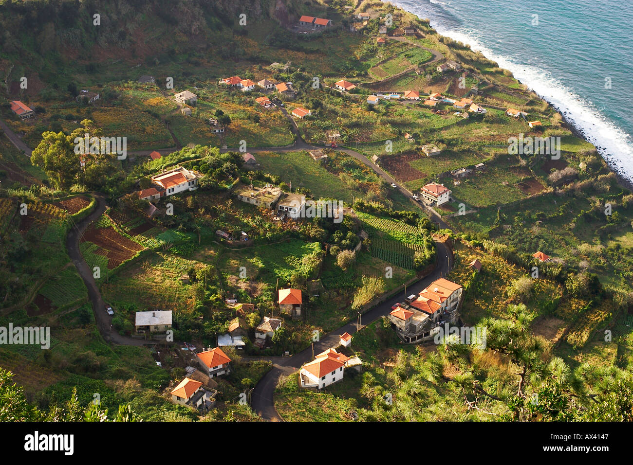 Arco de Sao view from viewpoint Cabanas Madeira Stock Photo Alamy