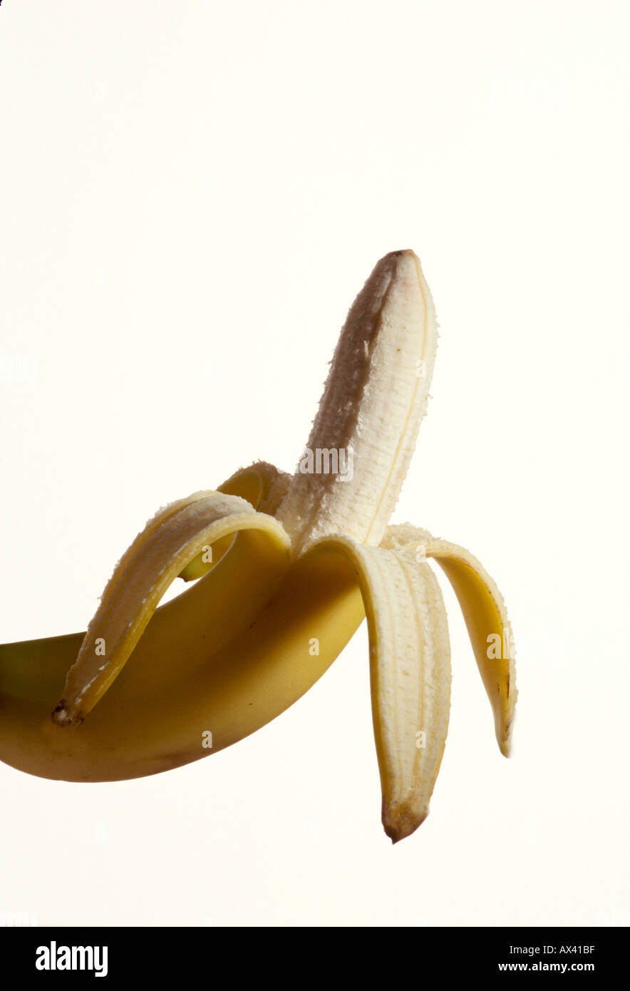 Before and after 111b Banana QHTK1168 Stock Photo
