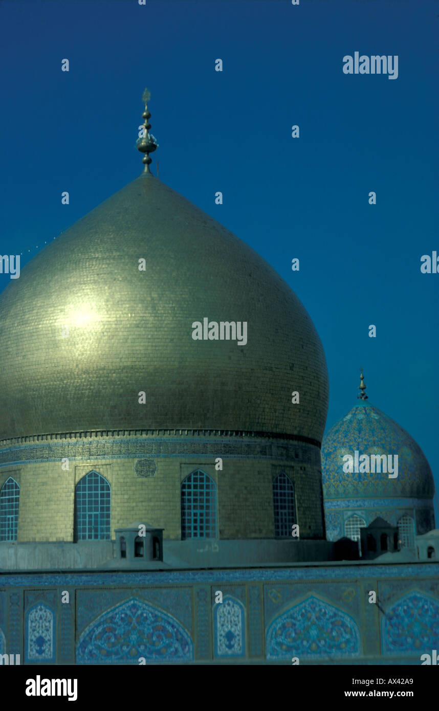 Askari Shrine and mausoleum of the Imam Hassan al Askari 11th Shia Imam in Samarra, present-day Iraq, 9th c. Stock Photo