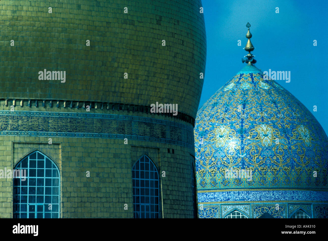 Askari Shrine and mausoleum of the Imam Hassan al Askari 11th Shia Imam in Samarra, present-day Iraq Stock Photo