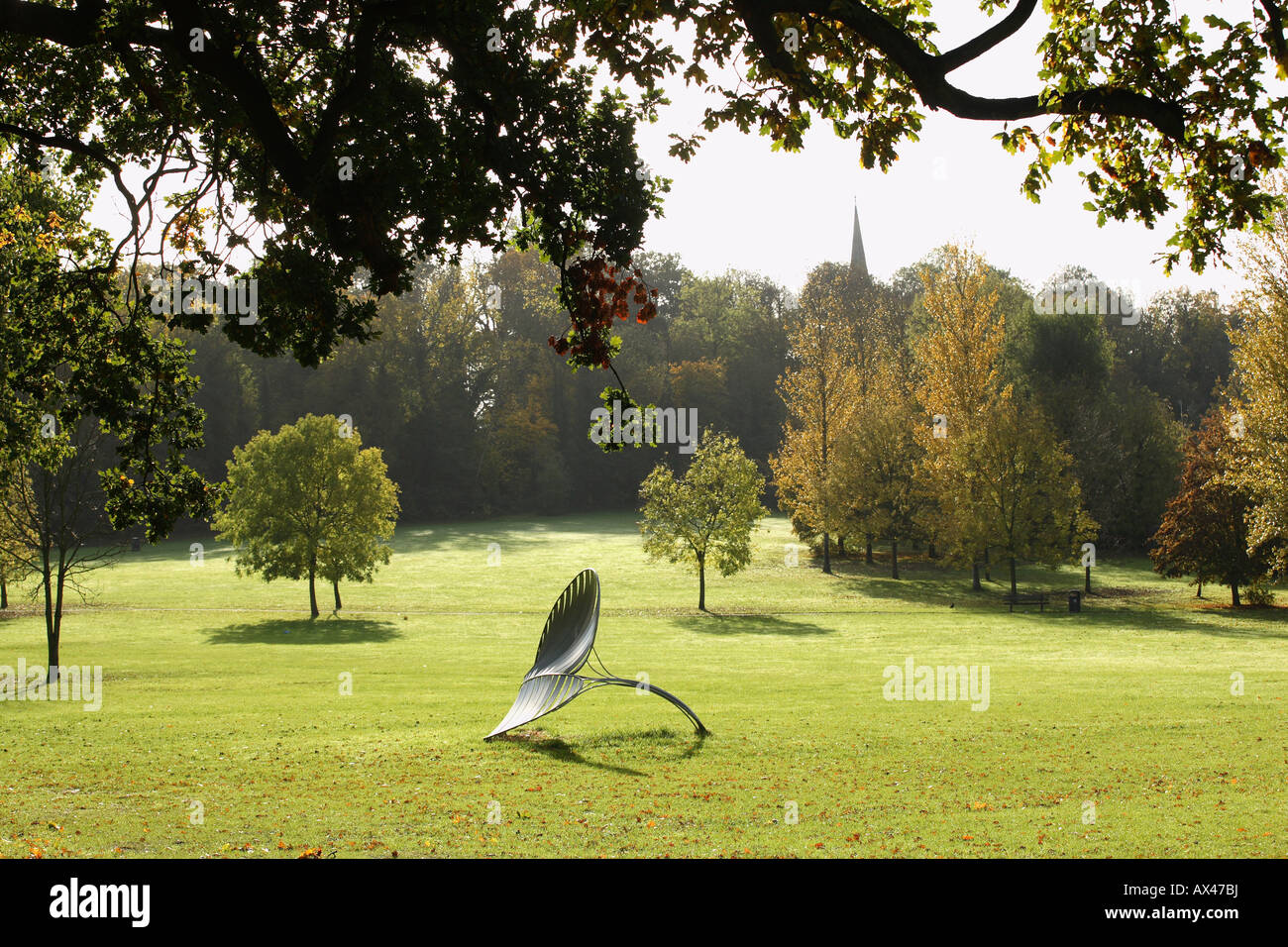 A park in HarrowontheHill Middlesex Stock Photo Alamy