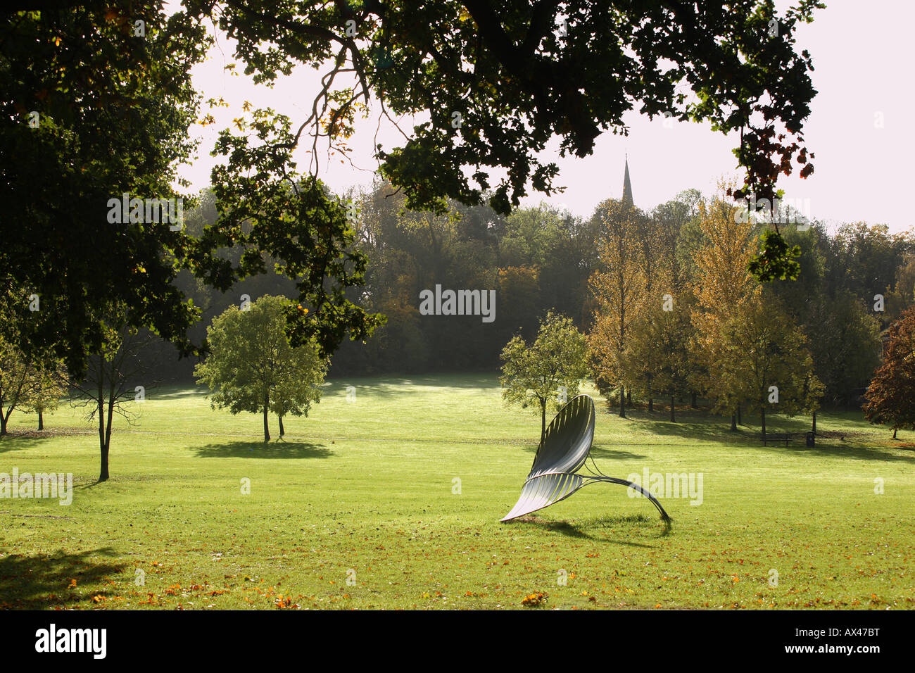 A park in HarrowontheHill Middlesex Stock Photo Alamy