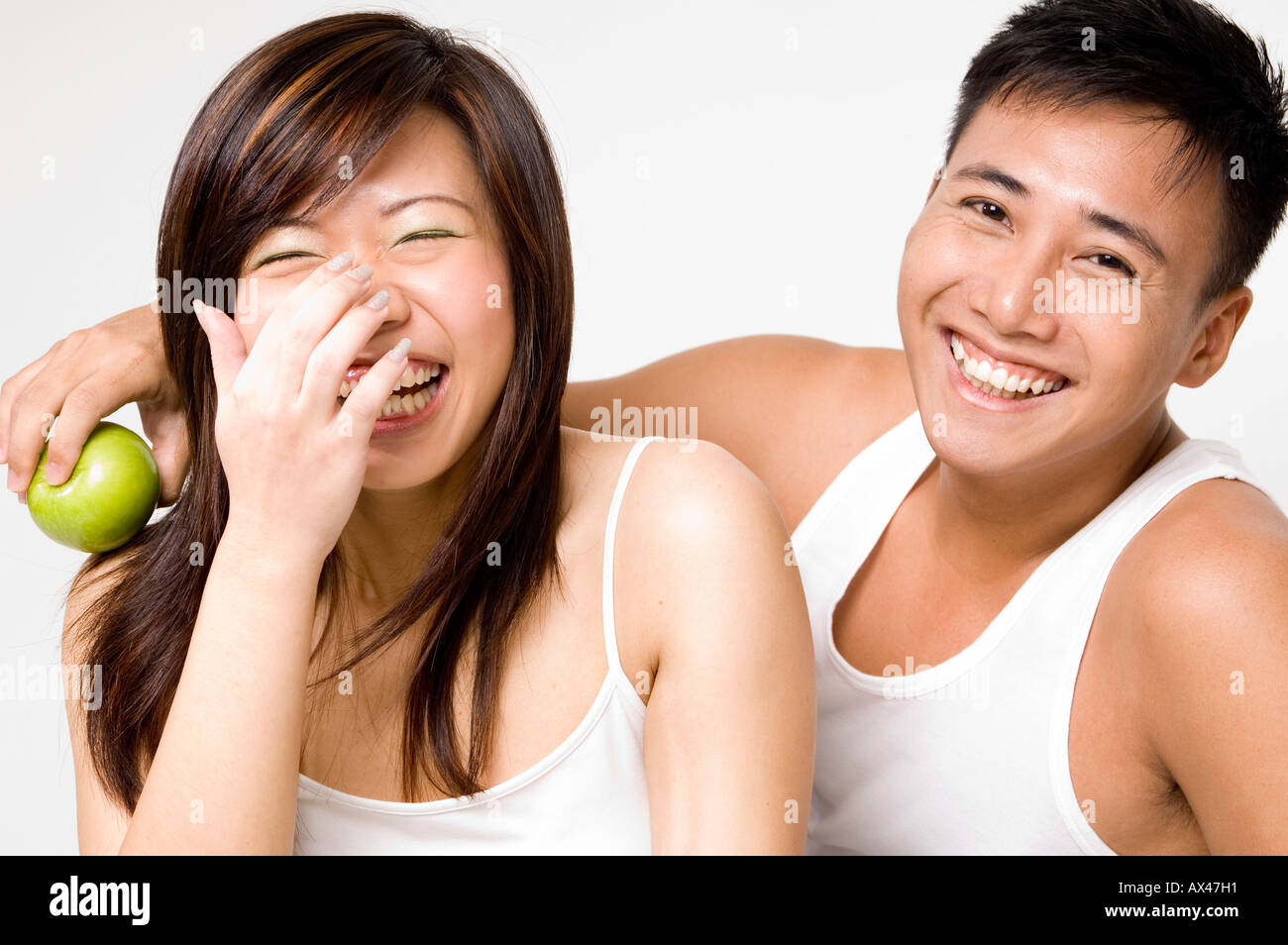 Asian man woman share hi-res stock photography and images - Alamy