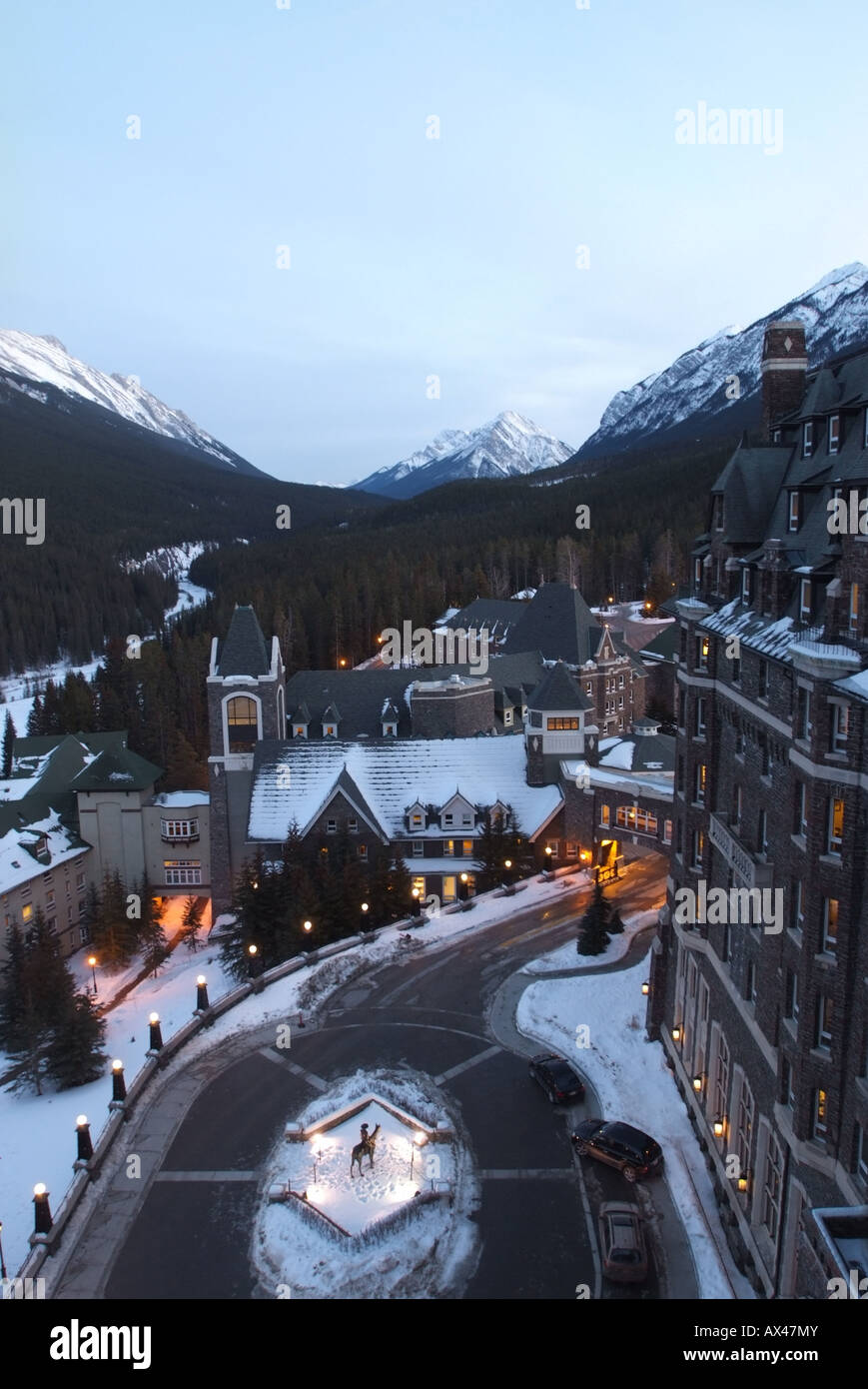 CANADA Alberta Banff Banff National Park Banff Springs Hotel Stock ...