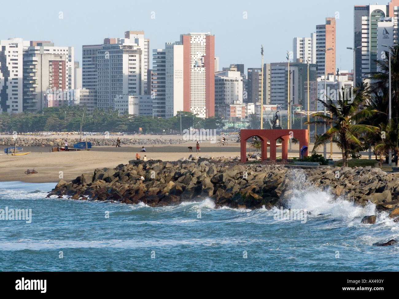 coastline of Fortaleza, Ceara, Brazil, Brasil Stock Photo