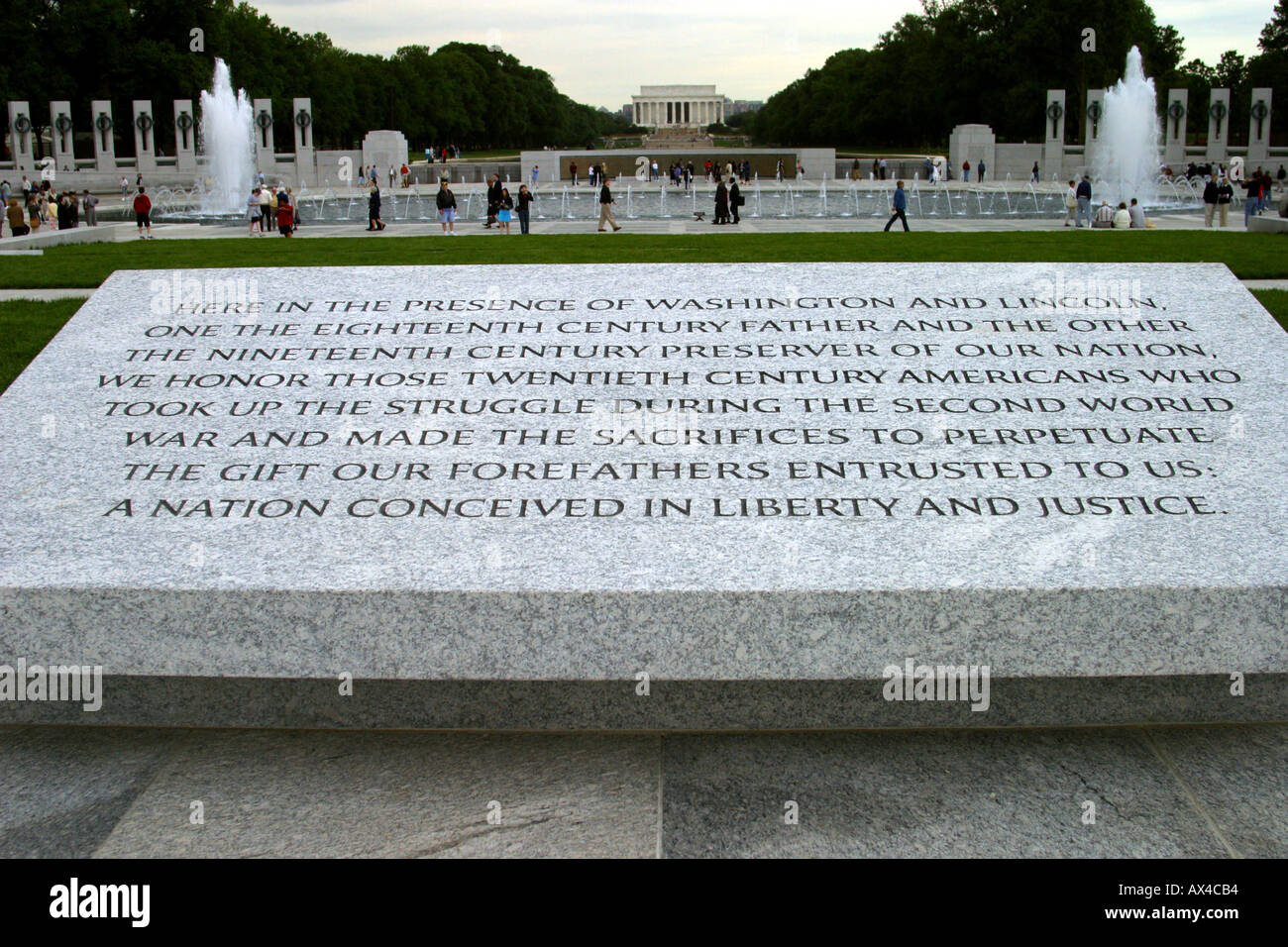 National World War II Memorial in Washington DC Stock Photo - Alamy