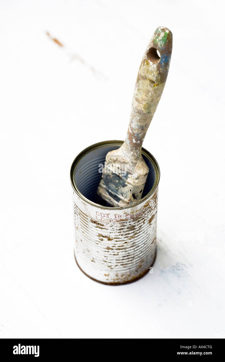 Cleaning paintbrushes Cut Out Stock Images & Pictures Alamy