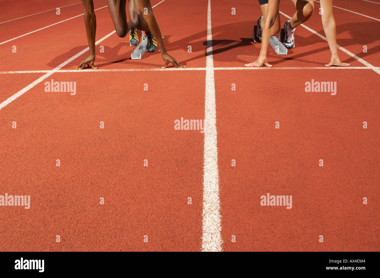 Black And White Runner Woman High Resolution Stock Photography and