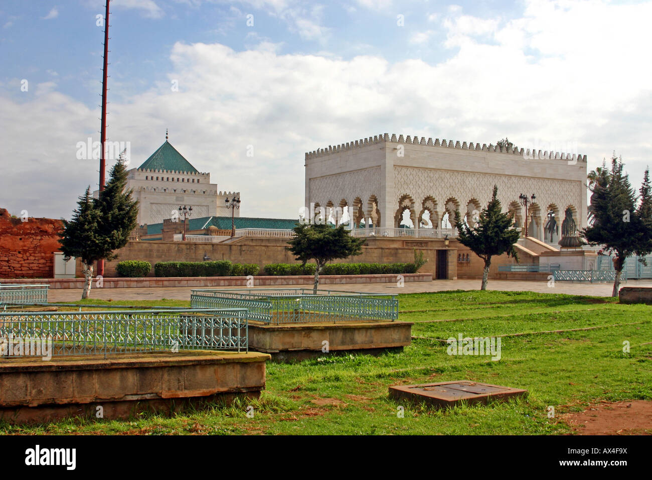 Mausoleum of Mohammed V, Rabat, Morocco Stock Photo