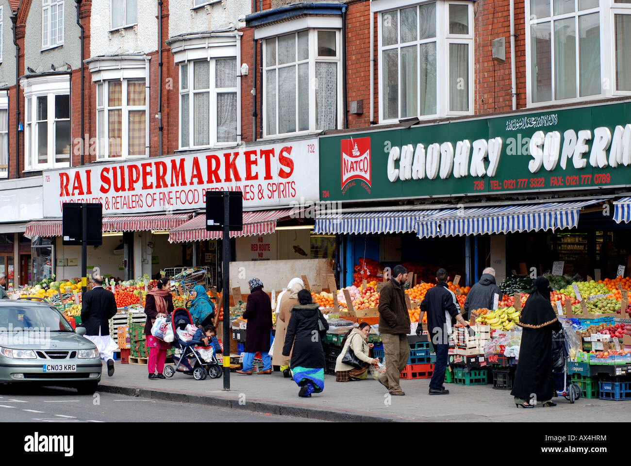 Supermarkets in Stratford Road, Sparkhill, Birmingham, West Midlands