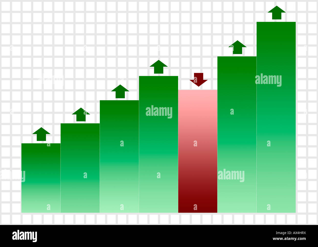 a graph of business growth Stock Photo - Alamy