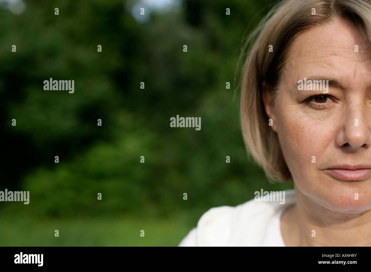 One serious mature woman hi-res stock photography and images - Alamy