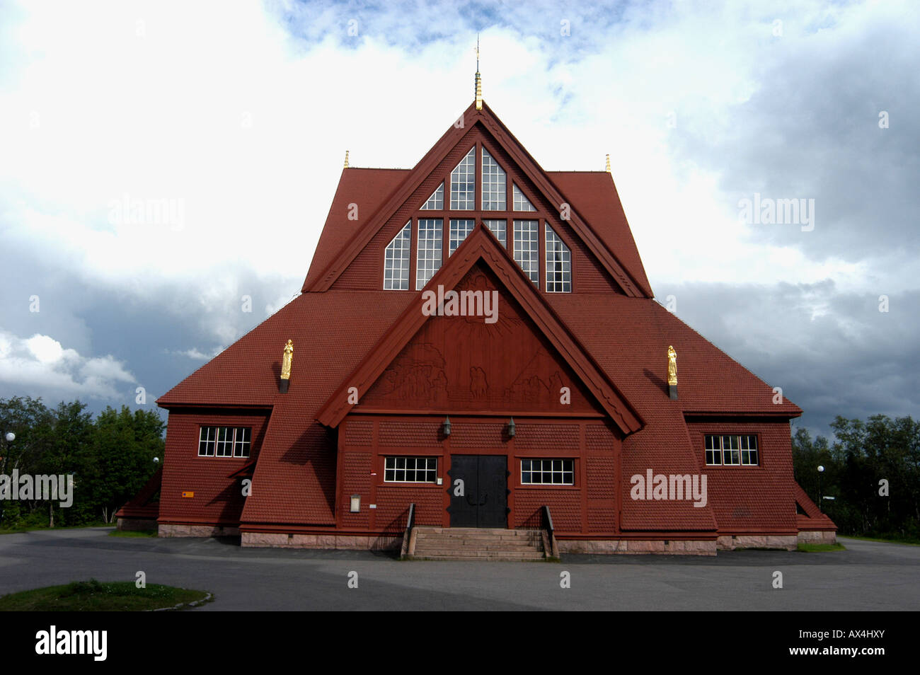 Church, Kiruna, Sweden Stock Photo