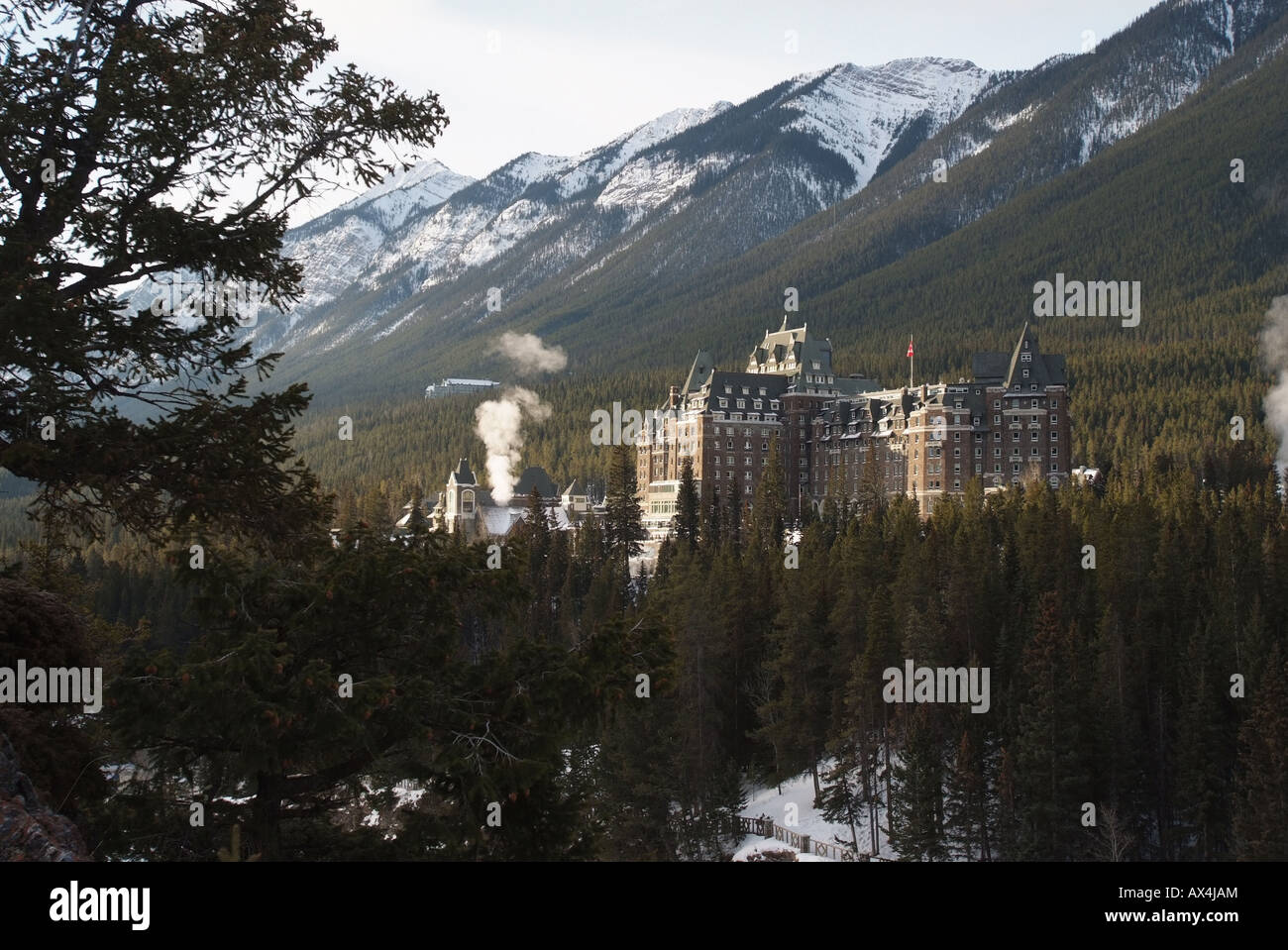CANADA Alberta Banff Banff National Park Banff Springs Hotel Stock ...