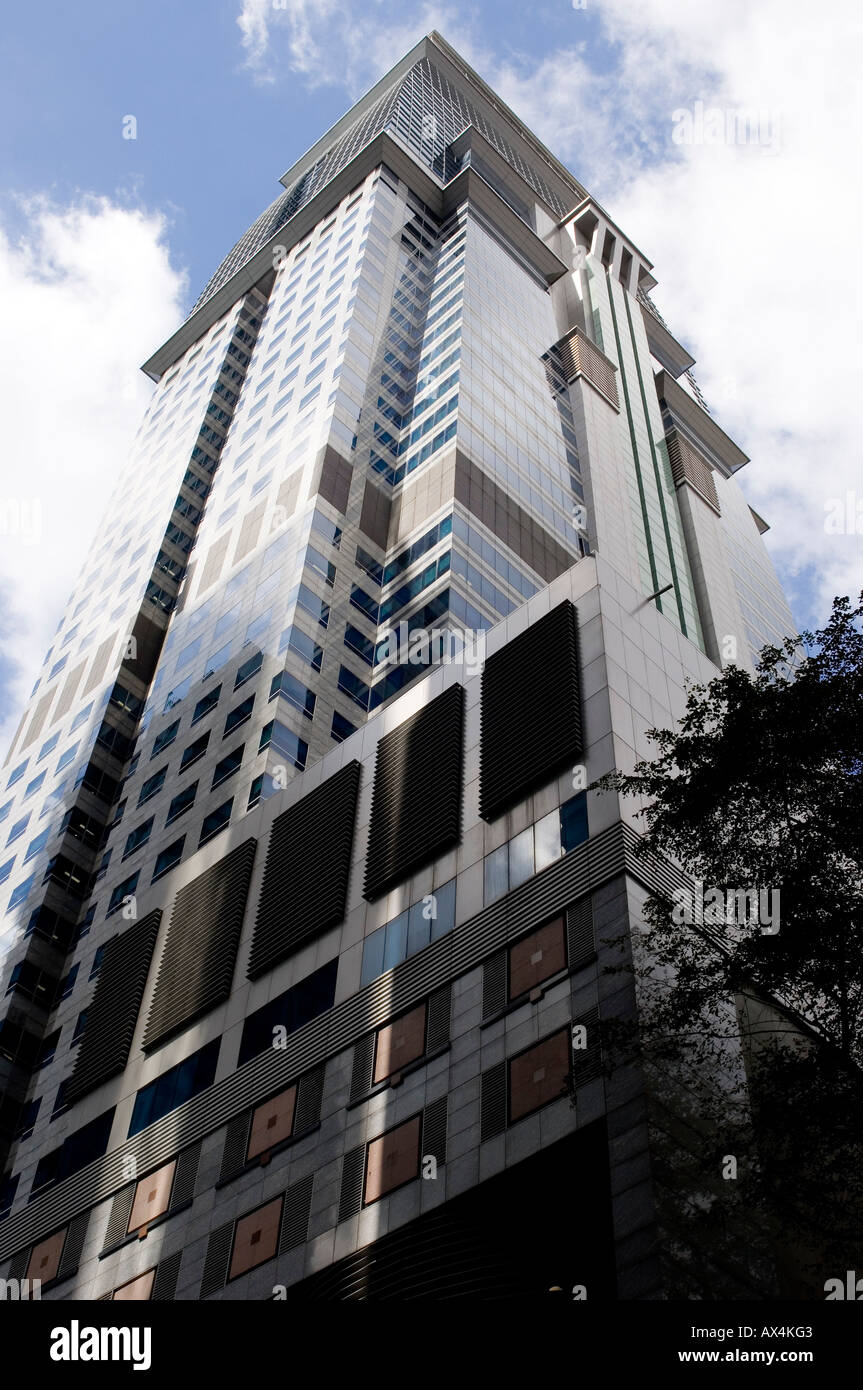 A tall building in Singapore Stock Photo