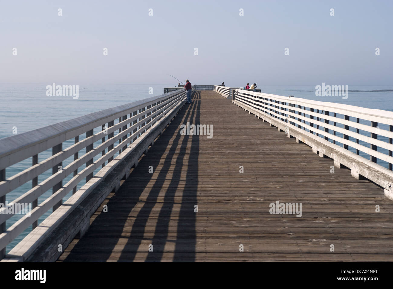 San Simeon Pier California USA Stock Photo