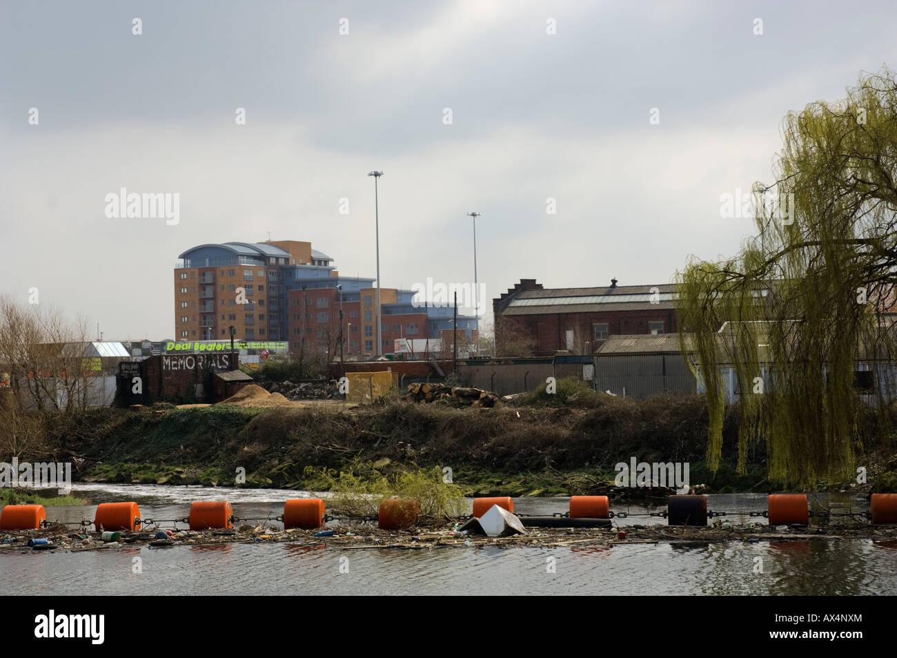 Wakefield Waterfront Thornes Lane Stock Photo